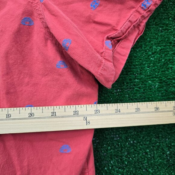 The North Face Shirt Mens XL Red Button Up Short Sleeve Hiking Summer Casual - Picture 6 of 10